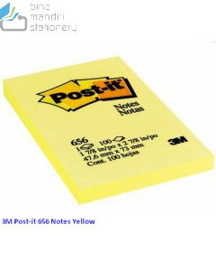 Contoh Alat Perlengkapan Kantor merk 3M Post-it , Gambar Produk 3M Post-it 656 Sticky Note Canary Yellow 51x76mm harga 10200 di Toko Peralatan Sekolah Murah