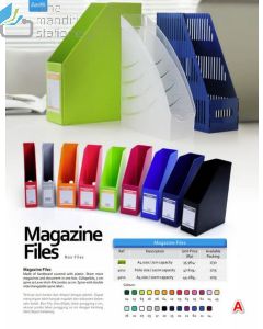 Contoh Bantex 4011-61 Magazine File F4 10 cm Grape Boxfile kotak berkas merek Bantex