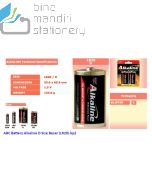Harga ABC Battery Baterai Alkaline D Size Besar LR20 Rp  | toko atk Bina Mandiri