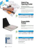 Contoh Bantex 2023 PP Pocket A4 0.09 mm Plastik folder multiholes untuk aneka ring binder merek Bantex